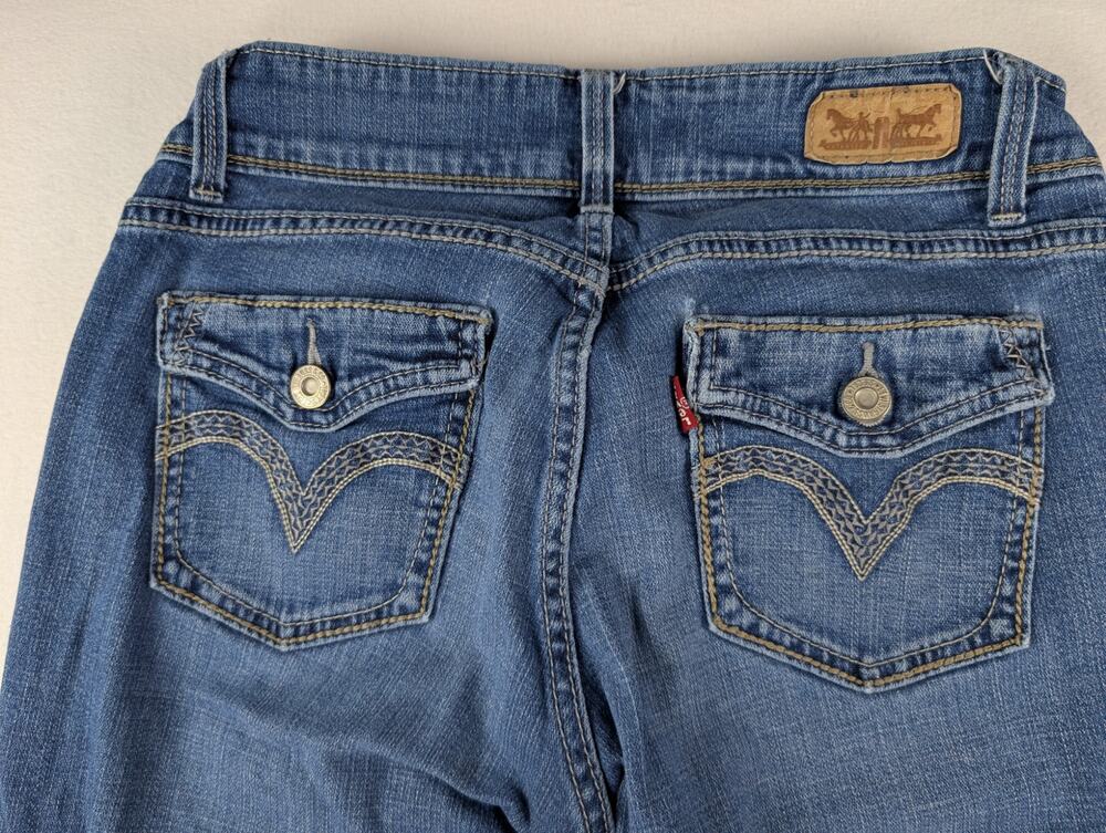 Levi’s 529 Curvy Bootcut Jeans W27 L30 Medium Wash Y2K Denim